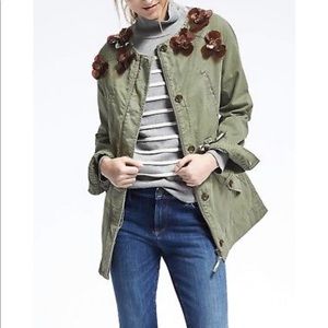 Banana Republic Embellished Military Jacket